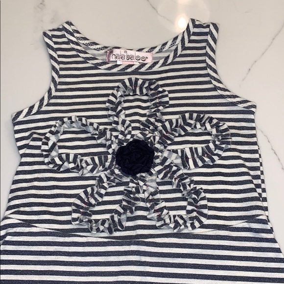 Halabaloo striped little girls dress - Picture 2 of 2
